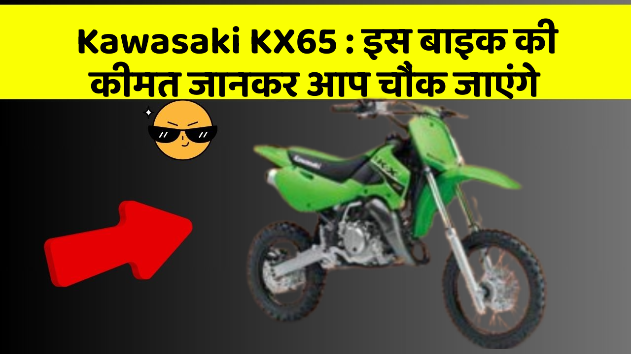 Kawasaki KX65 : इस बाइक की कीमत जानकर आप चौंक जाएंगे